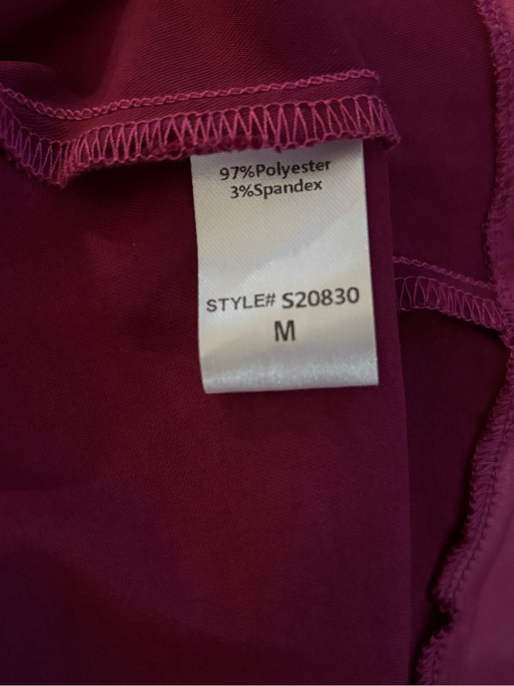 NWT Mustard Seed Magenta Satin Cowl Neck Cutout Back Mini Dress M - Picture 5 of 5